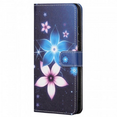 Folio-fodral Xiaomi Redmi Note 11 / 11S Med Kedjar Lunar Strap Blommor