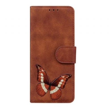 Folio-fodral Xiaomi Redmi Note 11 / 11S Skin-touch Butterfly