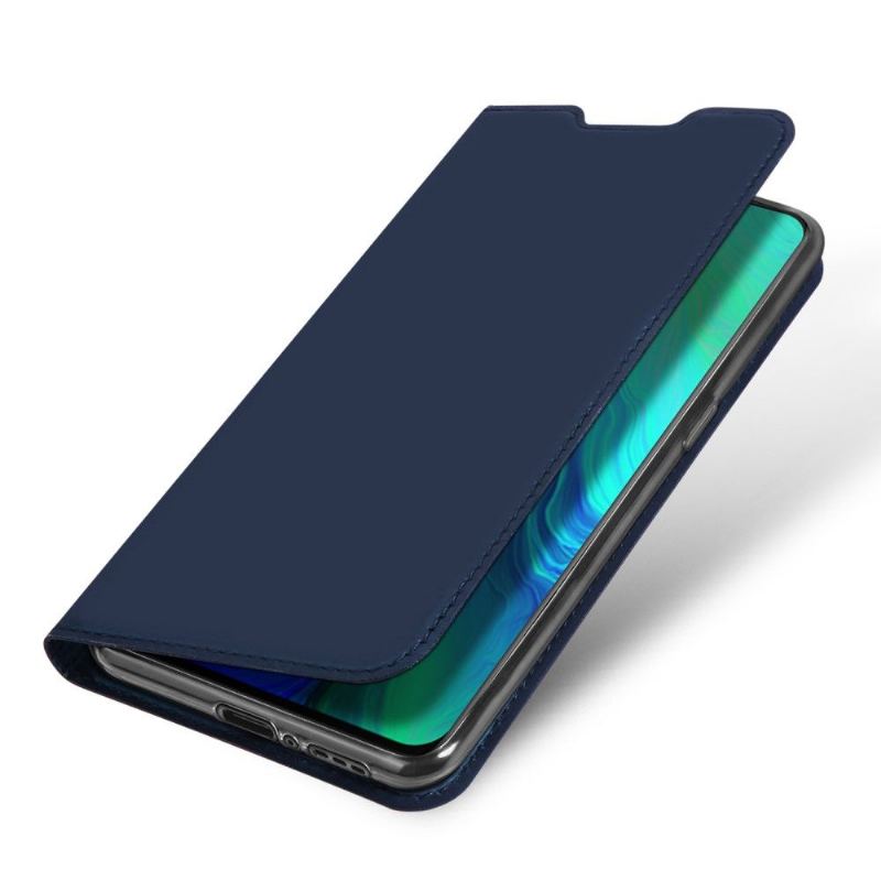 Fodral För Oppo Reno 10x Zoom Hemming Affärsimitation - Marinblå