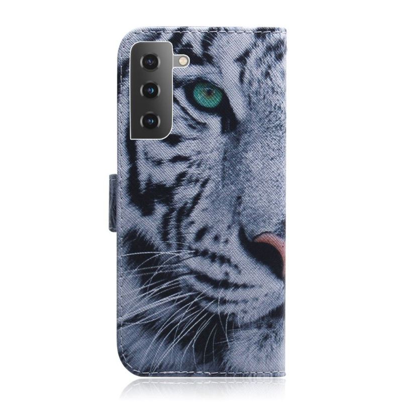 Fodral Case För Samsung Galaxy S22 Plus 5G Tigermönsterstödsfunktion