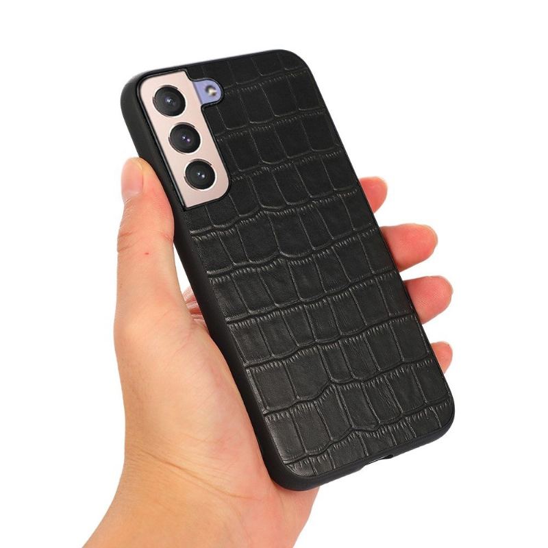 Skal För Samsung Galaxy S22 Plus 5G Chic Croco Skin Look