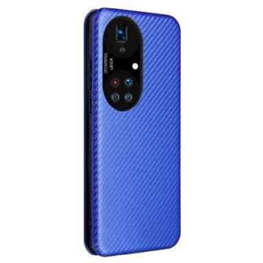 Fodral För Huawei P50 Pro Kolfiberläder