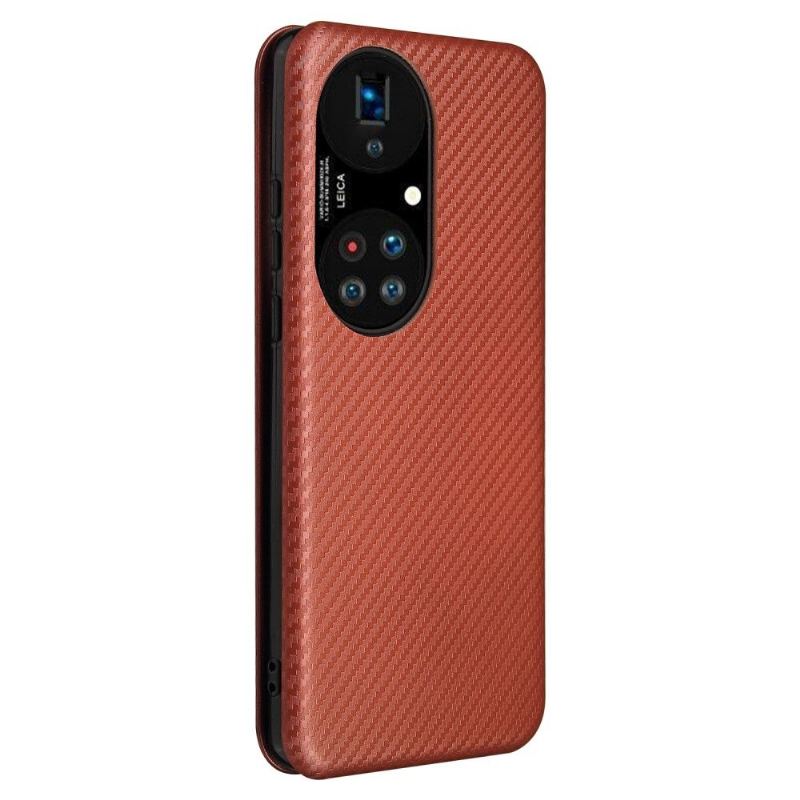 Fodral För Huawei P50 Pro Kolfiberläder