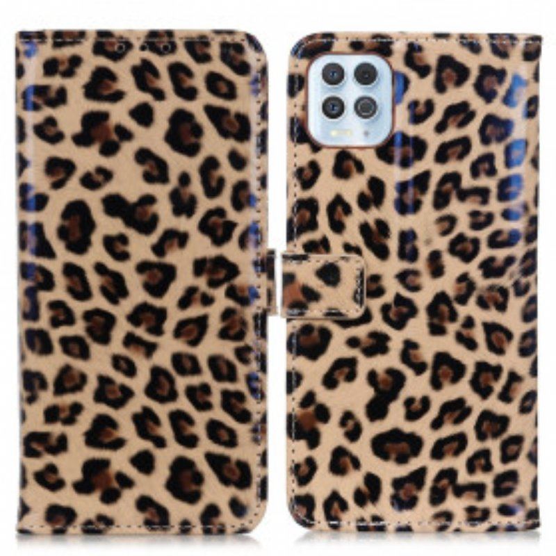 Fodral Moto G100 Leopard