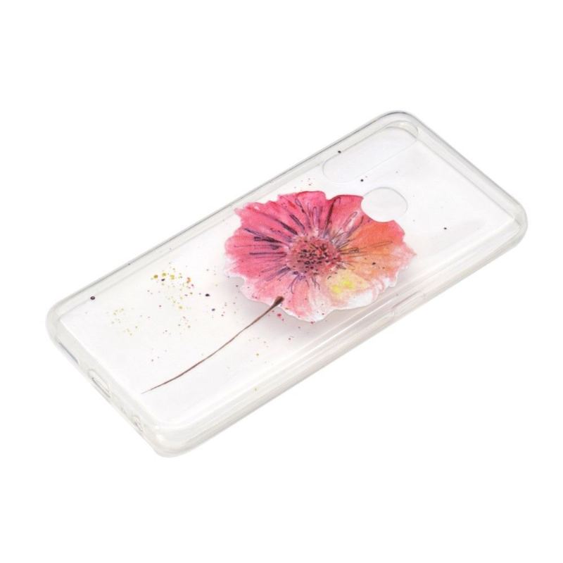 Skal För Huawei P40 Lite E Transparent Blomma