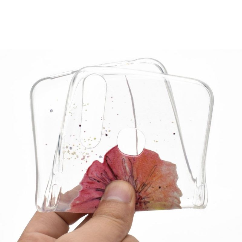 Skal För Huawei P40 Lite E Transparent Blomma