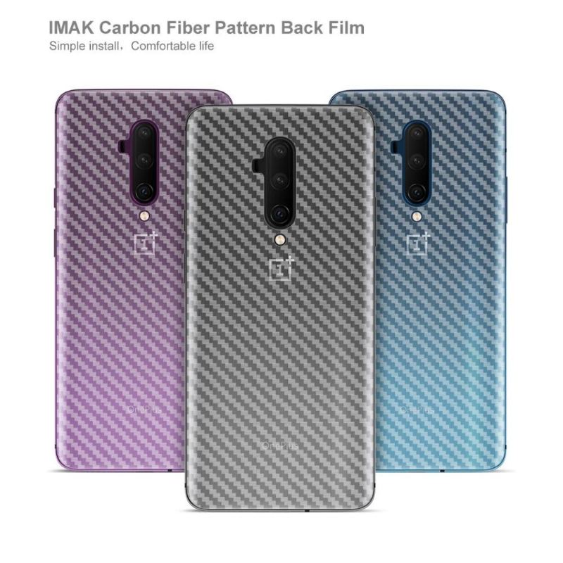 2 Carbon Style Bakre Filmer För Oneplus 7T Pro