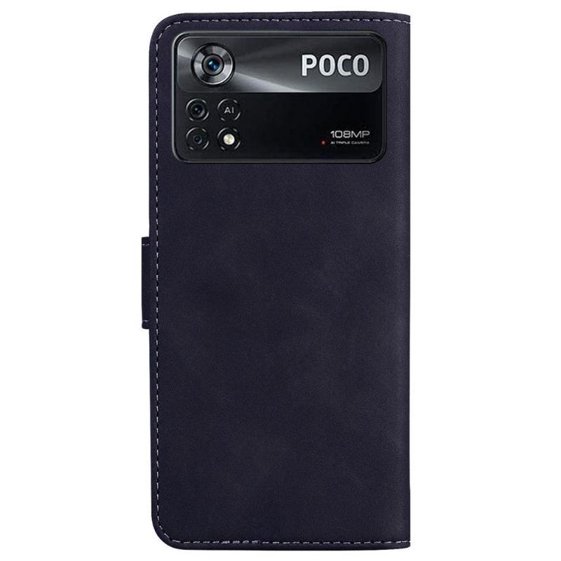 Folio-fodral För Poco X4 Pro 5G Fallskydd Romane Soft Touch