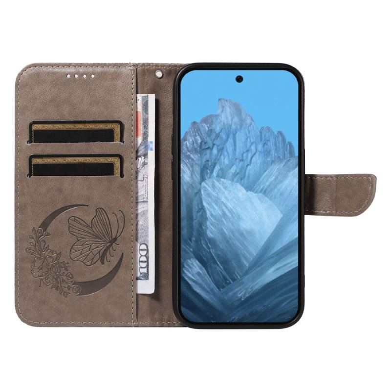 Fodral Google Pixel 9 Butterfly Graphic Lanyard