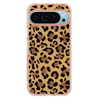 Skal Google Pixel 9 Telefonfodral Leopardtryck