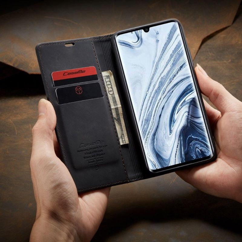 Fodral För Xiaomi Mi Note 10 / 10 Pro Bedrijf Läderimitation Golias