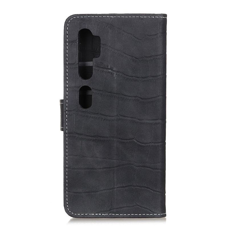 Fodral För Xiaomi Mi Note 10 / 10 Pro Hemming Croc-effektsömmar