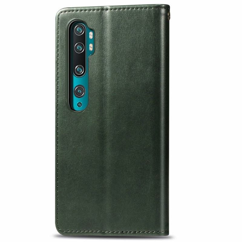 Fodral För Xiaomi Mi Note 10 / 10 Pro Indila Konstläder Med Stativfunktion