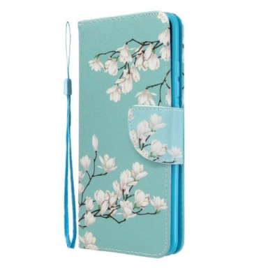 Fodral För Xiaomi Mi Note 10 / 10 Pro Vita Blommor