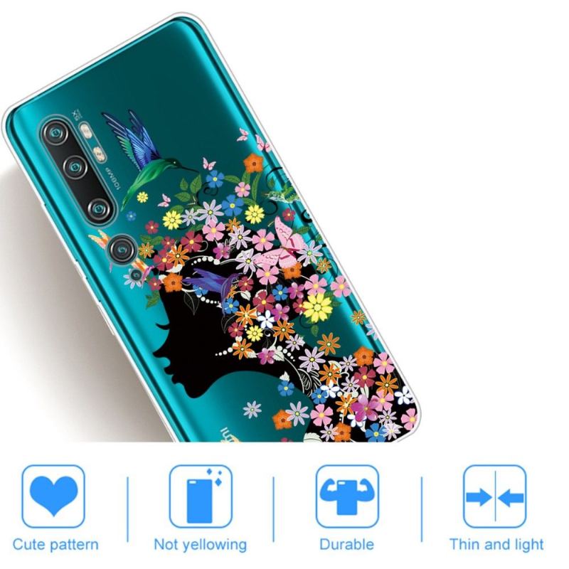 Skal För Xiaomi Mi Note 10 / 10 Pro Hemming Kolibriblomma