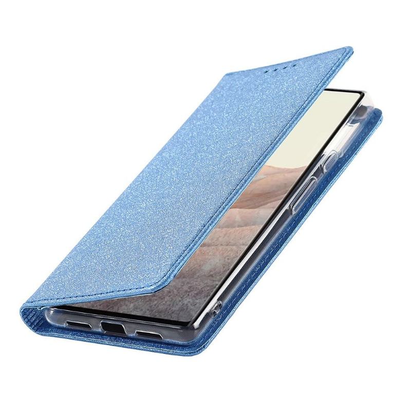 Fodral För Google Pixel 6 Hemming Folio-fodral Blue Moon Flap-korthållare