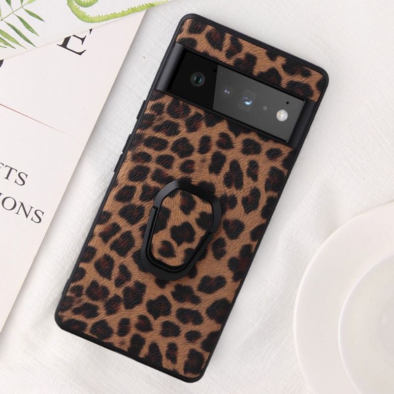 Skal För Google Pixel 6 Leopardfunktionsstöd