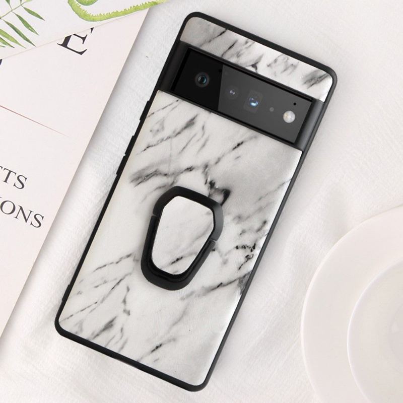 Skal För Google Pixel 6 Stödfunktion Marble