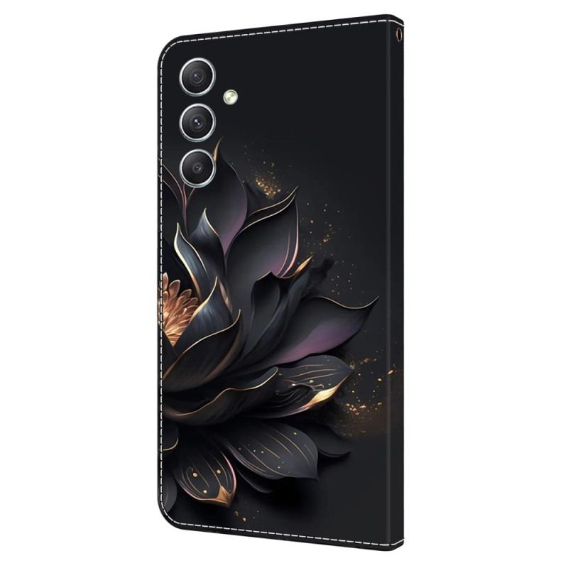 Fodral För Samsung Galaxy A15 Lila Lotus