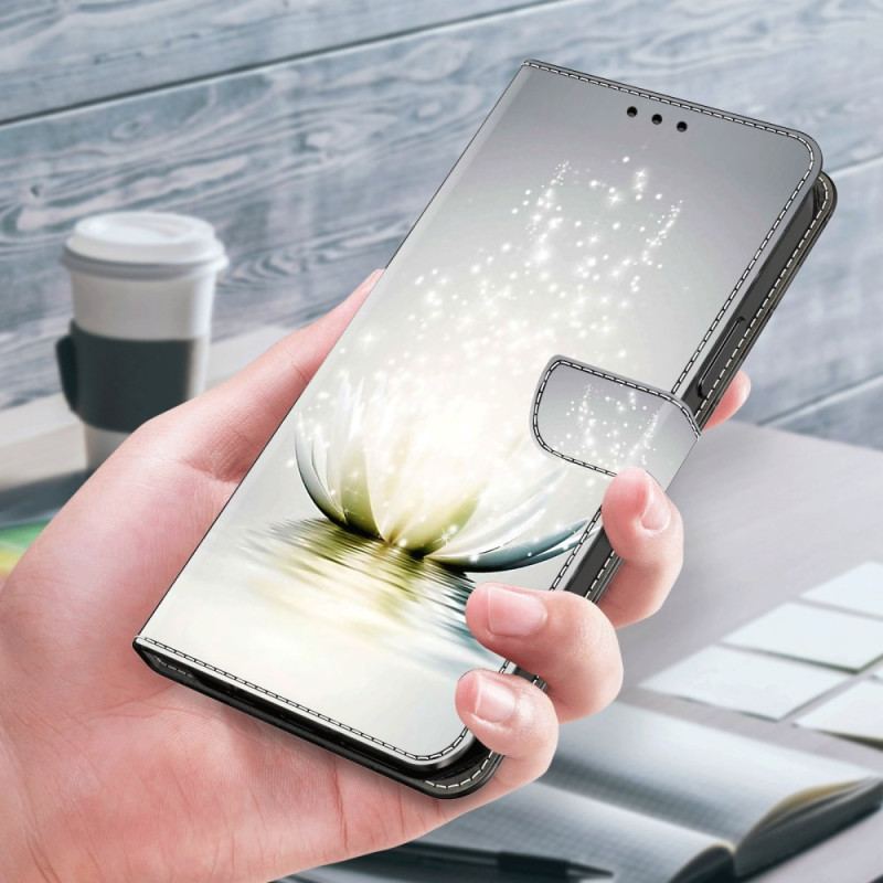 Läderfodral Samsung Galaxy A15 Telefonfodral Lotus