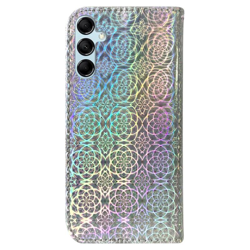 Läderskal Fodral Samsung Galaxy A15 Strappy Disco Style