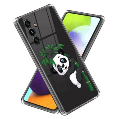 Skal Samsung Galaxy A15 Telefonfodral Panda Och Bambu Mönsterfodral