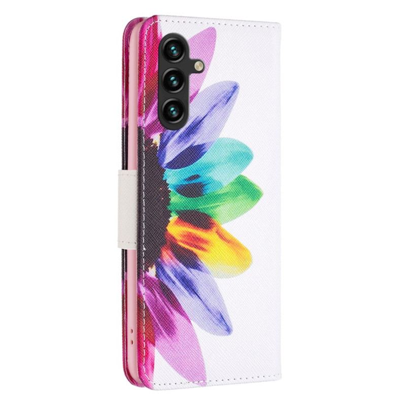 Skyddsfodral Samsung Galaxy A15 Akvarellblomma