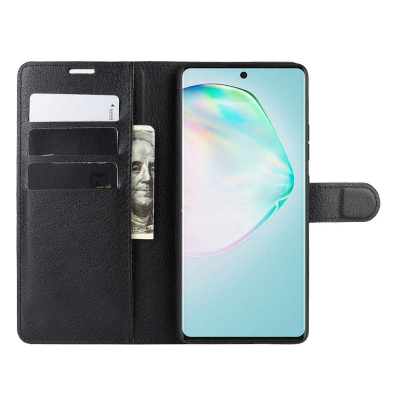 Folio-fodral För Samsung Galaxy S10 Lite Plånboksfodral Lädereffekt