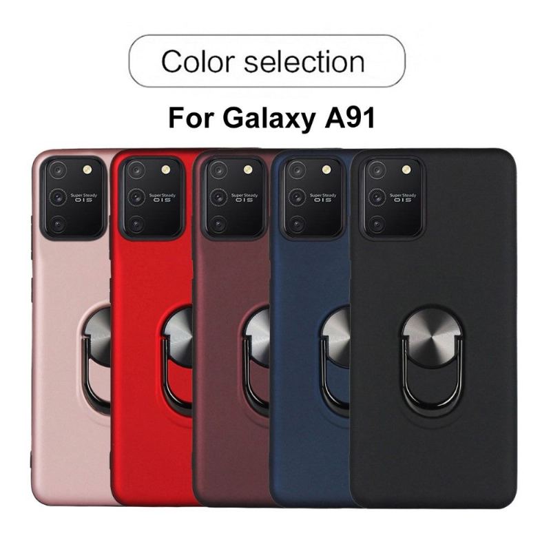 Skal För Samsung Galaxy S10 Lite Fallskydd Matt Effekt Med Stöd På Baksidan