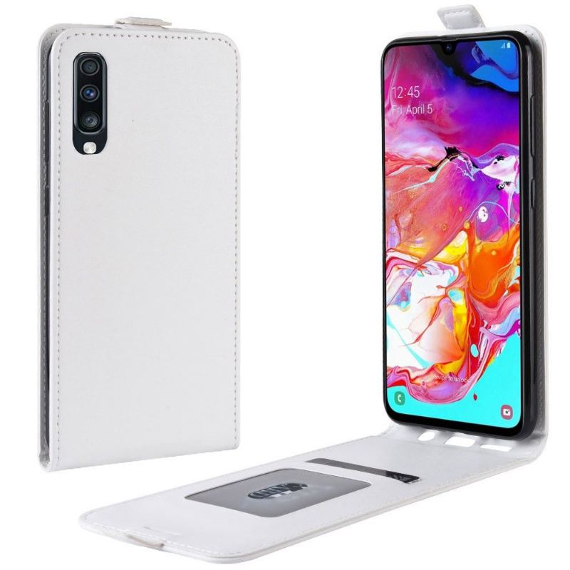 Fodral Case För Samsung Galaxy A70 Folio-fodral Vertikalt Konstläder