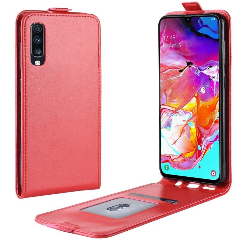 Fodral Case För Samsung Galaxy A70 Folio-fodral Vertikalt Konstläder