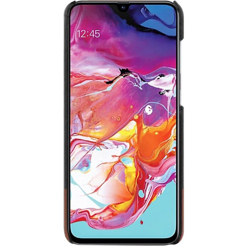 Skal För Samsung Galaxy A70 Bedrijf Imak Bicolor Konstläder