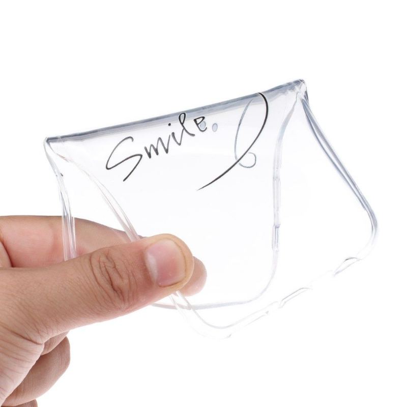 Skal För Samsung Galaxy A70 Transparent Leende