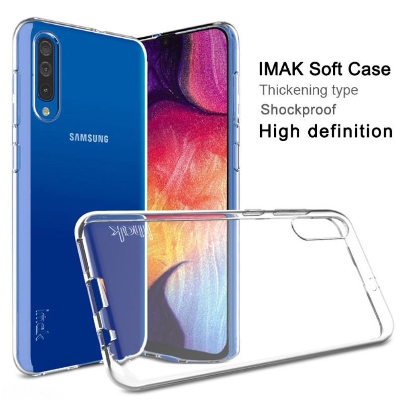 Skal För Samsung Galaxy A70 Transparent Ultra Mjuk