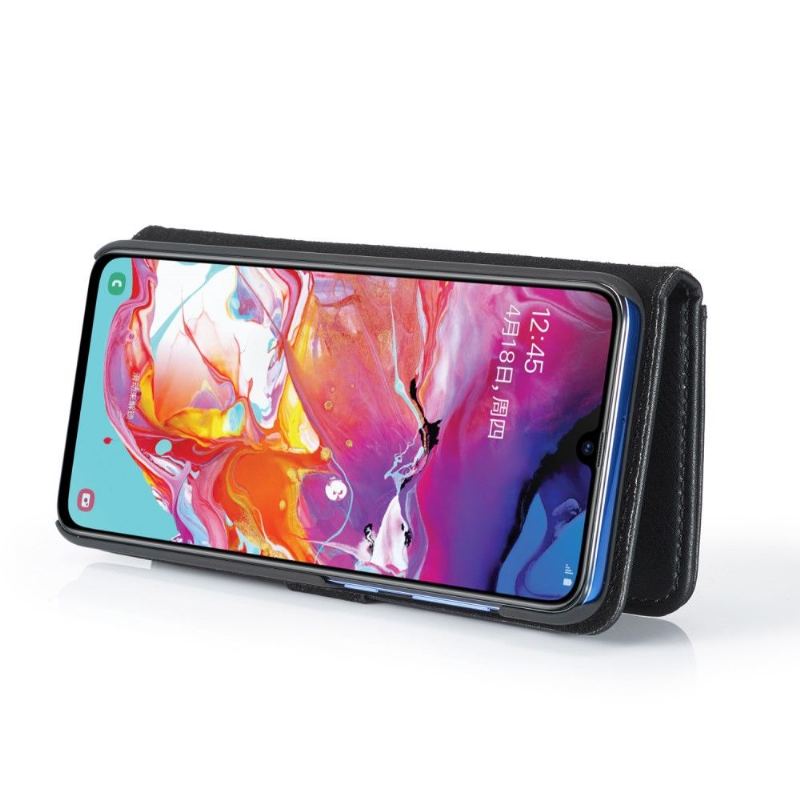 Skal Folio-fodral För Samsung Galaxy A70 Fallskydd Plånboksfodral Med Avtagbart Skal