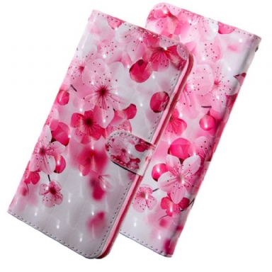 Fodral Case För Sony Xperia 10 Plus Fallskydd Folio-fodral Blommor