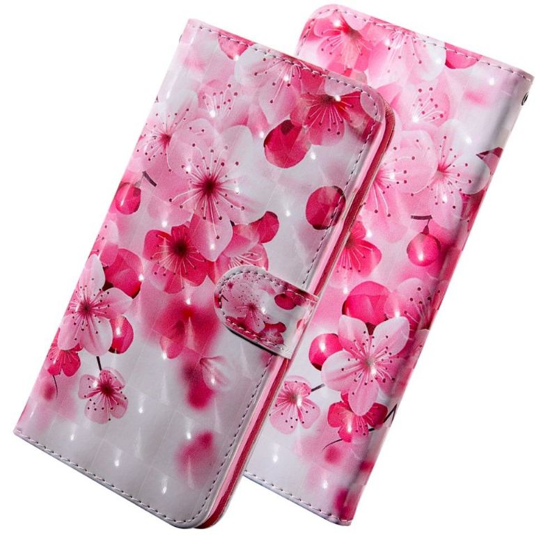 Fodral Case För Sony Xperia 10 Plus Fallskydd Folio-fodral Blommor