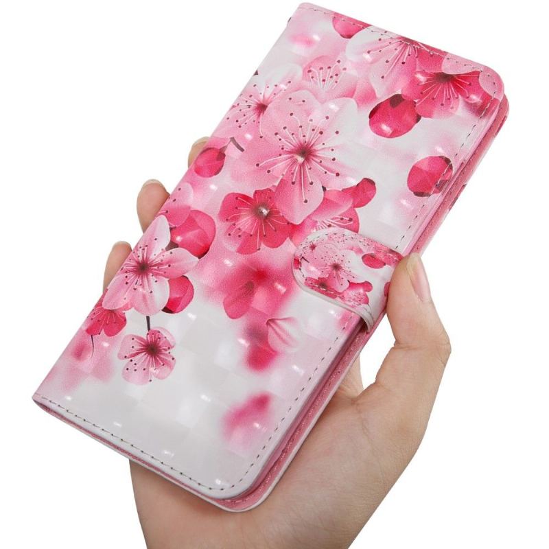 Fodral Case För Sony Xperia 10 Plus Fallskydd Folio-fodral Blommor