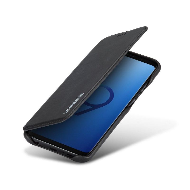 Skal För Samsung Galaxy S9 Folio-fodral Konstläder