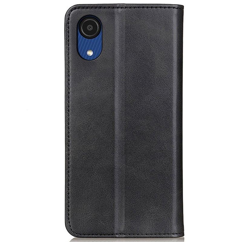 Fodral För Samsung Galaxy A03 Core Hemming Folio-fodral Simone Flip Aged Konstläder