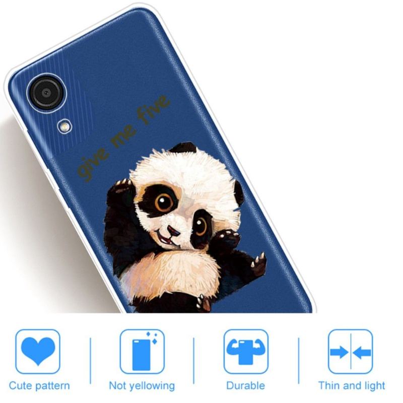 Skal För Samsung Galaxy A03 Core Panda"ge Mig Fem"