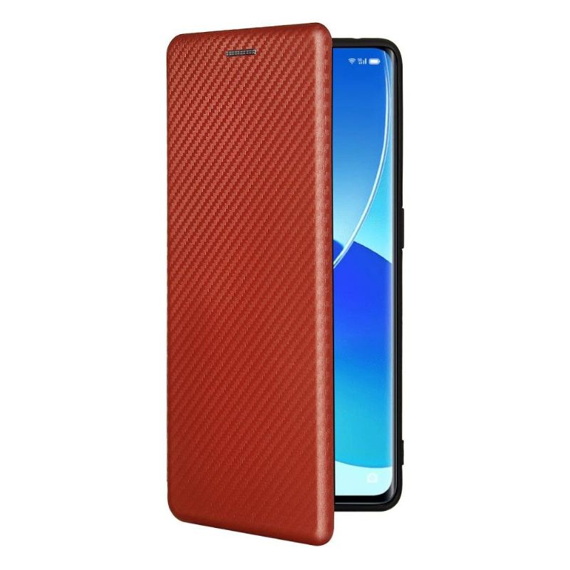 Fodral För Oppo Reno 6 5G Kolfiberläder