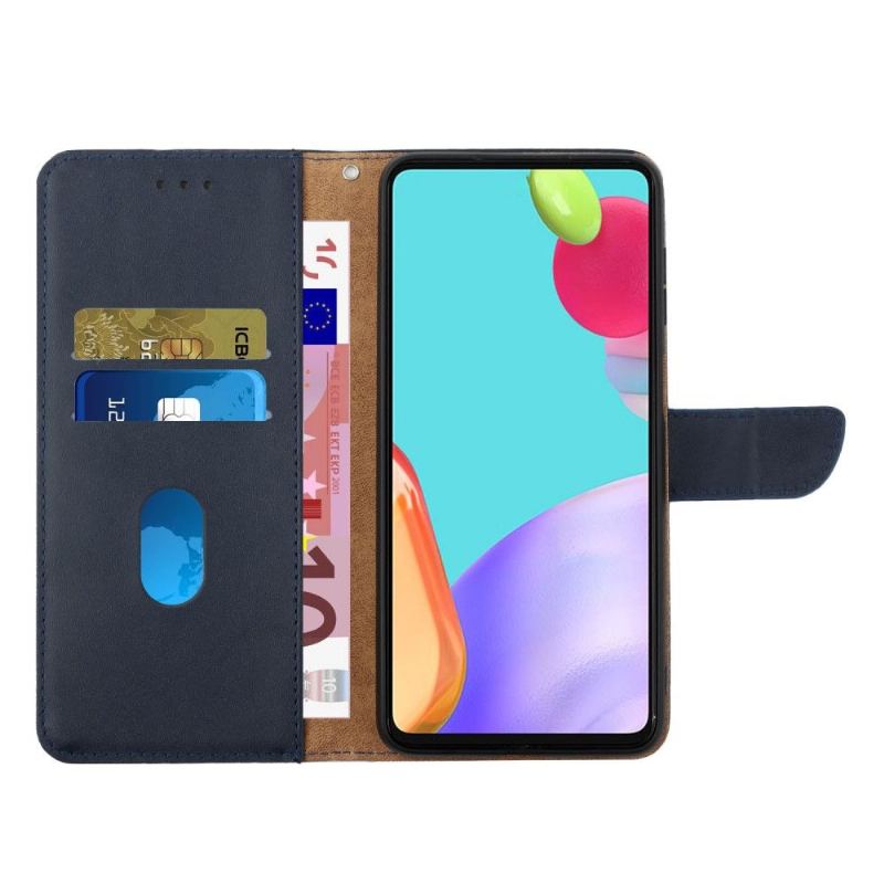 Folio-fodral För Oppo Reno 6 5G Smooth Touch Läder