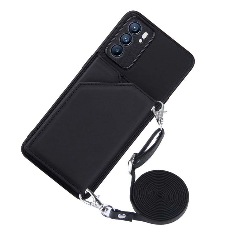 Skal För Oppo Reno 6 5G Aude Multi-compartment Lanyard