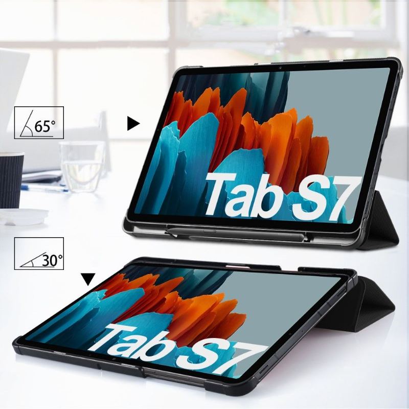 Skal För Samsung Galaxy Tab S7 Folio-fodral Smart