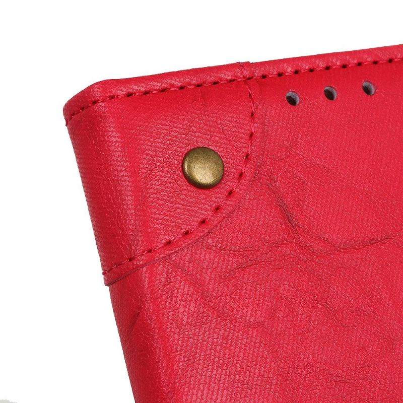 Fodral Case För Samsung Galaxy A50 Faux Leather Retro Style Simon