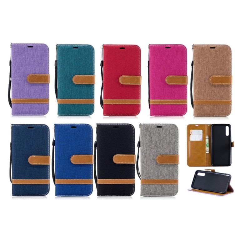 Fodral Case För Samsung Galaxy A50 Tygskyddskorthållare