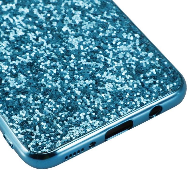 Skal För Samsung Galaxy A50 Fallskydd Glittrande Rhinestone Glamour