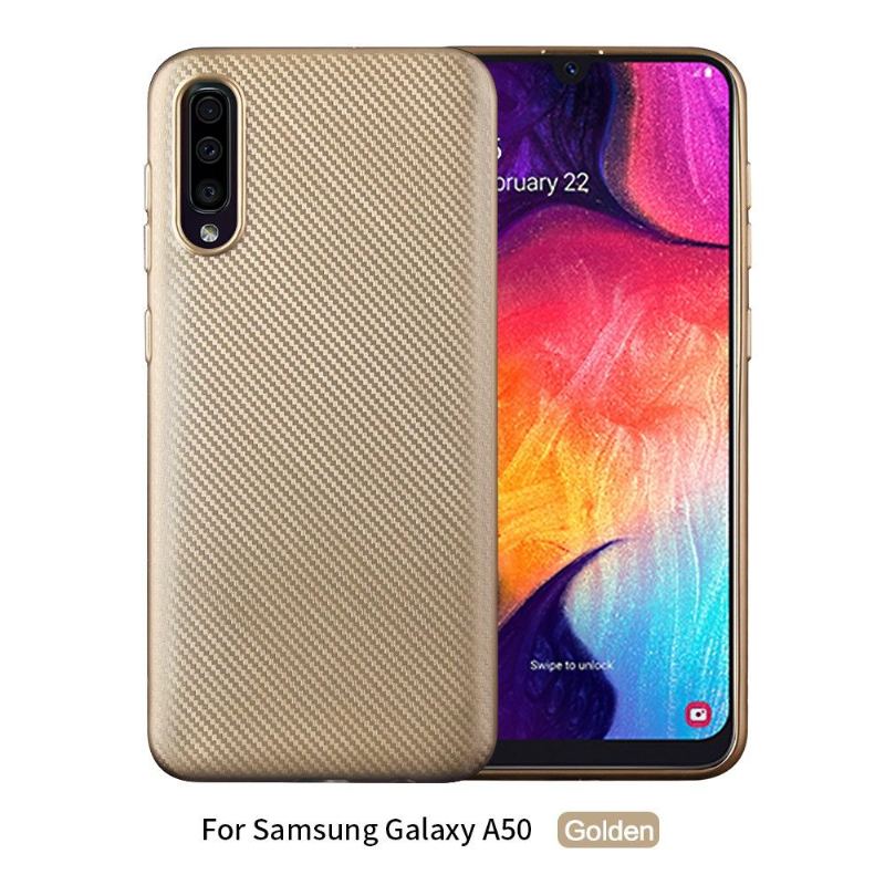 Skal För Samsung Galaxy A50 Kolfiberbeläggning