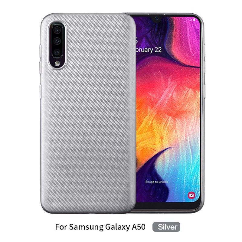 Skal För Samsung Galaxy A50 Kolfiberbeläggning